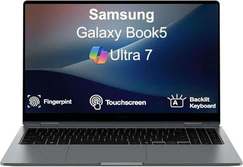 Samsung Galaxy Book5 360 Copilot+ PC 2-in-1 Laptop 15.6" Touch OLED Display in Kuwait