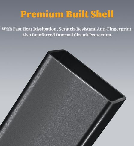 USB-A Male to USB-C Female Adapter, Aluminum Alloy,Black in Kuwait