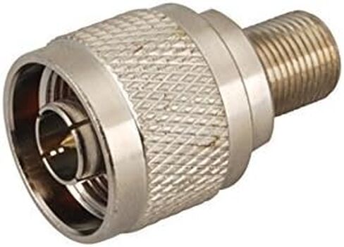 2pcs Rf Wire Terminal Copper Alloy Connector F-n Adapter F Female to N Plug Straight for Wireless Antenna Ships from USA in Kuwait