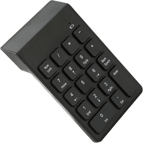 2.4G Wireless Numeric Keypad with Chocolate Keys 18 Keys Plug and Play Numpad for Accounting Spreadsheets in Kuwait