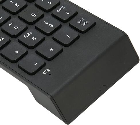 2.4G Wireless Numeric Keypad with Chocolate Keys 18 Keys Plug and Play Numpad for Accounting Spreadsheets in Kuwait