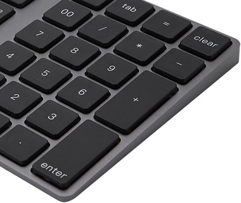 Black 34 Keys Mini Numpad Bluetooth Numeric Keypad for PC, Lightweight and Portable, Compatible with/iOS/Devices in Kuwait
