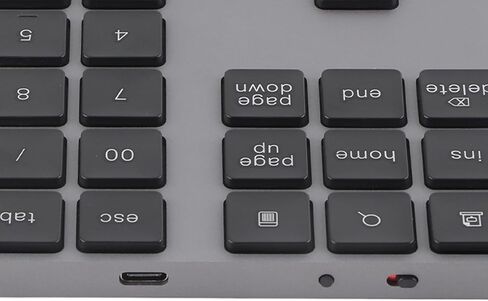 Black 34 Keys Mini Numpad Bluetooth Numeric Keypad for PC, Lightweight and Portable, Compatible with/iOS/Devices in Kuwait