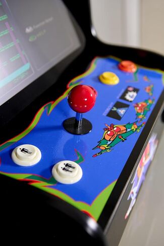 Doc and Pies Arcade Factory Classic Home Arcade Machine - Tabletop and Bartop - 412 Retro Games - Full Size LCD Screen, Buttons and Joystick (Black) in Kuwait