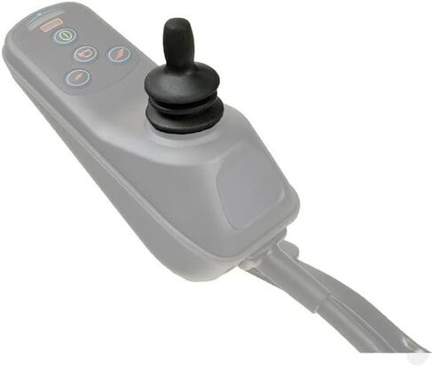 AlveyTech Joystick Knob & Rubber Boot for PG Drives Joystick Controllers VSI, VR2, GC, Remote Plus, & Q-Logic - Electric Mobility Power Chairs & Wheelchair Control, Universal Parts (2 Knobs & 2 Boots) in Kuwait