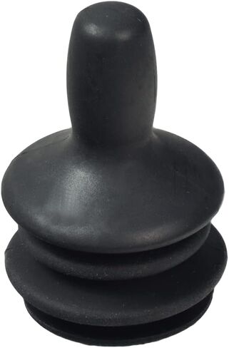AlveyTech Joystick Knob & Rubber Boot for PG Drives Joystick Controllers VSI, VR2, GC, Remote Plus, & Q-Logic - Electric Mobility Power Chairs & Wheelchair Control, Universal Parts (2 Knobs & 2 Boots) in Kuwait