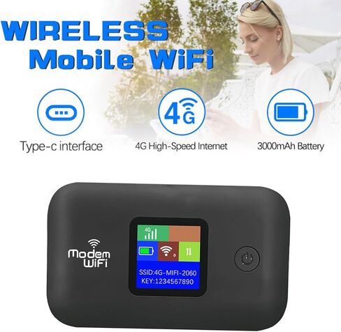 4G LTE Mobile Hotspot 300Mbps Up to 10 Devices for Travel Southeast Asia Shareable Portable 4G Router in Kuwait