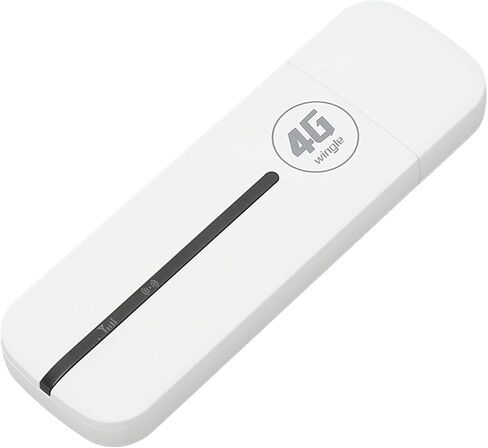 Bewinner 4G USB WiFi Modem Plug and Play, High Speed Mini Pocket USB WiFi Router for Car Outdoor Use, Supports Up to 10 Devices, Micro SIM Card, Secure WPAWPA2 Encryption, White in Kuwait