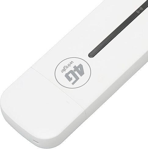 Bewinner 4G USB WiFi Modem Plug and Play, High Speed Mini Pocket USB WiFi Router for Car Outdoor Use, Supports Up to 10 Devices, Micro SIM Card, Secure WPAWPA2 Encryption, White in Kuwait