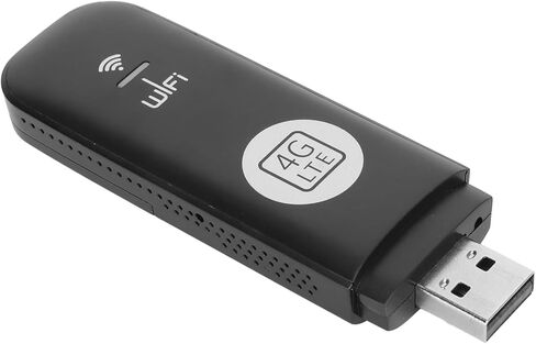 GOWENIC 4G LTE USB WiFi Modem, Portable Router High Speed with SIM Card Slot and 8 Users Sharing 150Mbps for Travel Hotspot in Kuwait
