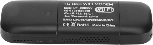 GOWENIC 4G LTE USB WiFi Modem, Portable Router High Speed with SIM Card Slot and 8 Users Sharing 150Mbps for Travel Hotspot in Kuwait