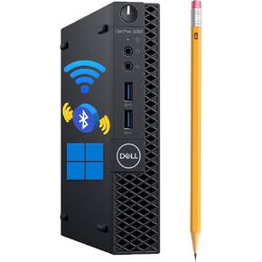 Dell 3060 Optiplex Micro Desktop Computer, Intel 8th Gen Core 8100T Renewed in Kuwait
