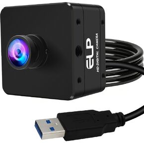 ELP 5mp 60fps Global Shutter USB3.0 Camera Wide Angle 120degree Webcam for Computer Mini UVC USB3.0/2.0 PC Camera for Laptop High Speed Lightburn Cameras for Windows, Linux, Mac, Pi, Jetson Nano in Kuwait