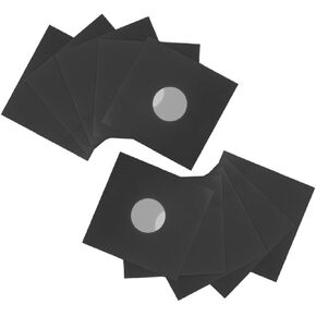 DOITOOL Vinyl Record Sleeves Album Storage Kraft Paper Black 12pcs for Protective Blank Record Covers Sturdy Outer Sleeves and Cafes Personal Use in Kuwait