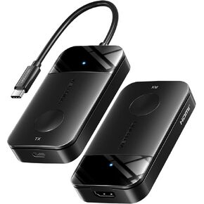 VENTION 4K Wireless HDMI Transmitter and Receiver, Type C with 60W Fast Charging,5G＆2.4G Wireless HDMI Extender 165FT/50M for Streaming Video from Laptop/Phone/Tablet to Monitor/Projector/TV in Kuwait