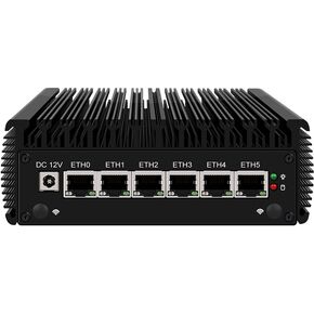 CWWK N5105 Soft Routing Six Network Port i226 Network Card DDR4 Dual Memory/M.2 NVMe Solid State /4 USB/RS232 Serial Port (Barebone) in Kuwait