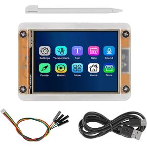 AITRIP 2 Pack ESP32 Development Board ESP32-2432S028R WiFi Bluetooth 2.8 Inch 240X320 Smart Display TFT Module Touch Screen for Arduino in Kuwait