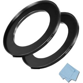 58mm-77mm Step Up Ring 58mm Lens to 77mm Filter 2-Pack in Kuwait