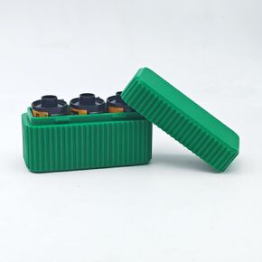Pocket Storage Box for 3 Roll of 135 Film, Quiet Anti-Rattle with EVA Foam, Compact Portable Hard Plastic Film Case, Protective case for 35mm Film, Ideal for Daily Use and Travel (Blue) in Saudi Arabia