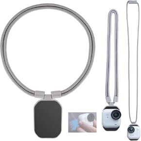 Magnetic Pendant Neck Strap for Insta360 Go Ultra/Mic Air, Magnetic Chest Mount with Lanyard, Hands Free POV/Vlog Selfie,Support Horizontal and Vertical Shooting in Kuwait
