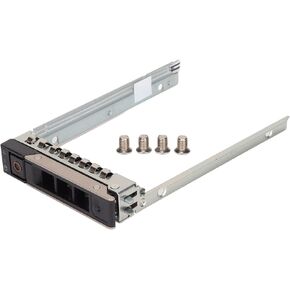 2.5in Hard Drive Tray, SAS SATA Interface, 2.5in Metal Material Silver HDD Tray with 4 Screws Supplied for R740, for R740XD, for R940, for R640, for R540, for R440, for R240 in Saudi Arabia