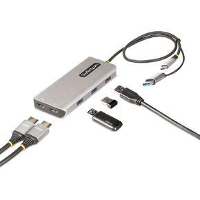 StarTech USB-C/A Dual-HDMI Adapter, 4K 30Hz and 1080p, 3X USB-A 5Gbps Hub in Kuwait