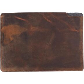 Vintage Full Grain Leather iPad Air 11 Inch Sleeve, Slim Protective Case with Soft Suede Feel Lining in Kuwait