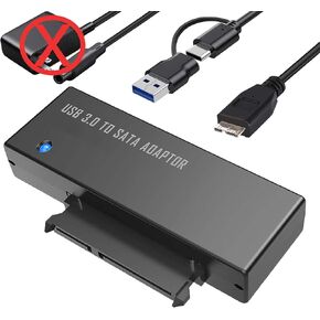 SATA to USB Adapter, Incompatible Power Supply, Use Your Own in Saudi Arabia