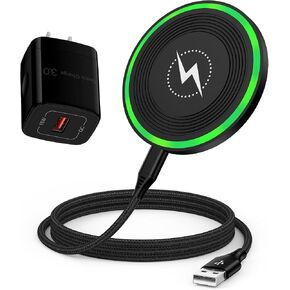 Wireless Phone Charger Station 15W Android Fast Charging Pad with Adapter in Kuwait