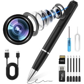 1080P Mini Camera Spy Pen with 64GB in Kuwait
