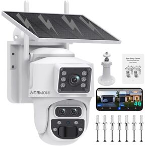 3K Three Lenses 15X Zoom 4G Cellular Wireless Solar Security Camera in Saudi Arabia