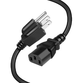 AC Power Cord for Samsung Lg Panasonic Dynex Philips Toshiba LCD TV 6Ft Universal 3 Prong Computer Power Cord Replacement [UL Listed] in Kuwait