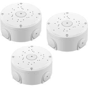 【Security Camera Junction Box】 ABS Universal Security Camera Mount Bracket for Bullet/Dome CCTV Camera 4 Pack in Saudi Arabia