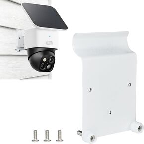 2 Pack Vinyl Siding Mount Compatible with Eufy SoloCam S340/E30/E42 & Eufy 4G LTE Cam S330, Stainless Steel Outdoor Bracket, Drill-Free Installation Weatherproof, Renter Friendly, White in Saudi Arabia