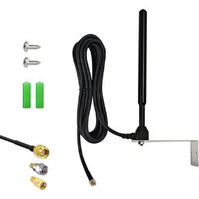Extended Long Range Antenna Copper 433Mhz 433.92MHz 6.5-Inch Copper Rod with Base & SMA Compatible w/Ghost Controls Automati Garage Door Opener Gate Remote Control​ Signal Booster Range Extender in Kuwait
