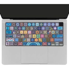 Keyboard Cover for MacBook Pro 14''/16'' (A2442 A2779 A2918 A2992 A2485 A2780 A2991) M1 M2 M3 Pro/Max, MacBook Air 13.6''/15'' (A2941 A3114 A2681 A3113) M2 M3, Bohemian in Saudi Arabia