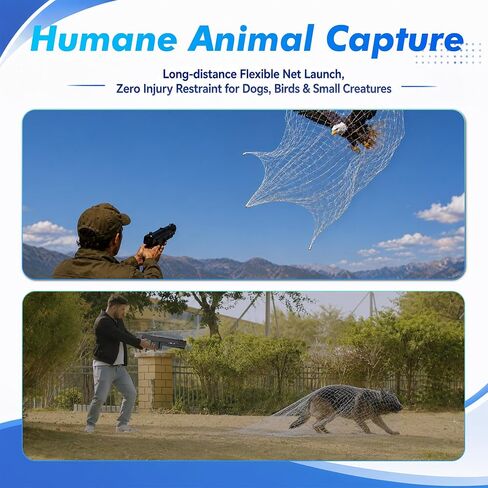 ZanX Pack of 8 Replacement Netting Cartridges Dual-Shot Net Launcher in Kuwait