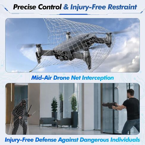 ZanX Pack of 8 Replacement Netting Cartridges Dual-Shot Net Launcher in Kuwait
