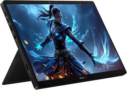 Asus ROG Flow Z13 2-in-1 Gaming Laptop, AMD Ryzen AI MAX 390, 32 GB LPDDR5x RAM, 2 TB PCIe SSD, 13.4'' 2.5K (2560x1600) 180Hz Touchscreen, AMD Radeon Graphics, 1-Zone RGB Keyboard, W11 Home, Off Black in Kuwait