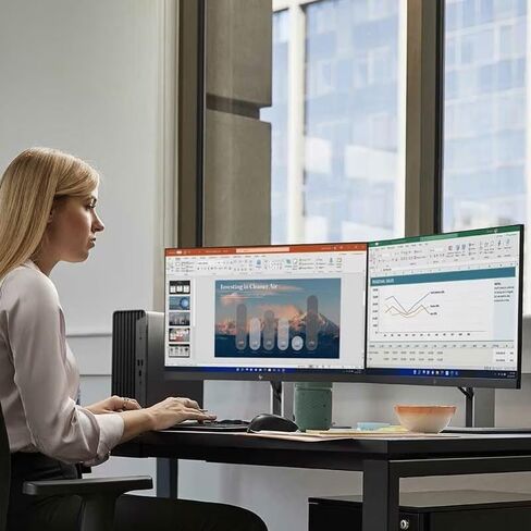 HP ProDesk G7 SFF Desktop Computer, Intel Processor, Dual 4K Display Support| 16GB RAM, 1TB SSD| WiFi| Bluetooth| HDMI, USB, RJ-45| Windows 11 Pro| Wired Keyboard & Mouse| Business & Personal Use in Kuwait