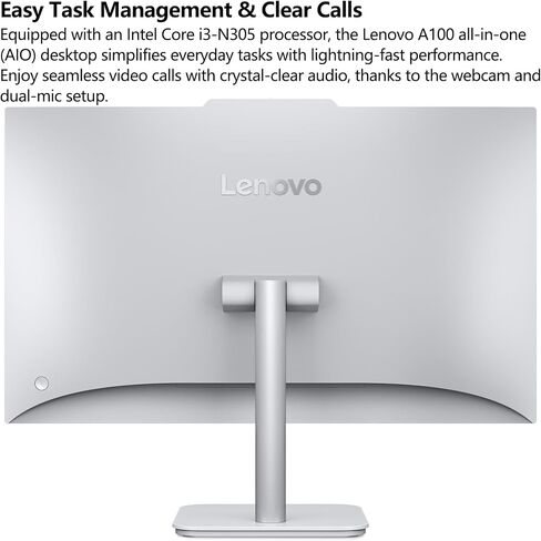 Lenovo 23.8" i3-N305 IdeaCentre 8GB 512GB SSD All-in-One Desktop Computer in Kuwait