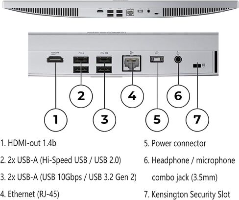 Lenovo 23.8" i3-N305 IdeaCentre 8GB 512GB SSD All-in-One Desktop Computer in Kuwait