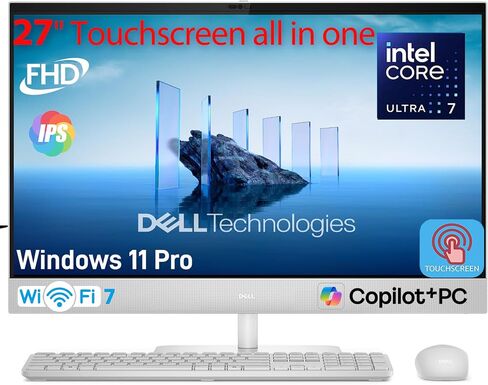 Dell 27 All-in-One Touchscreen Desktop Computer, 32GB DDR5 RAM, 1TB SSD in Kuwait