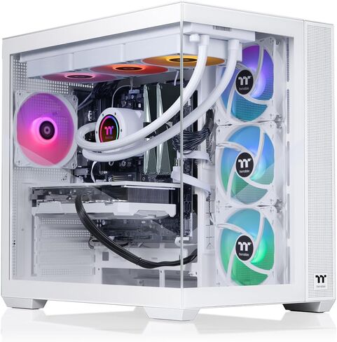 Thermaltake LCGS View u2770S-380 Gaming Desktop (Intel® Core™ Ultra 7 270K Plus, NVIDIA® GeForce RTX™ 5070, 32GB DDR5 6000MT/s Memory, 1TB NVMe M.2, 850W PSU, WiFi, Windows 11) V38S-B860-570-LCS in Kuwait