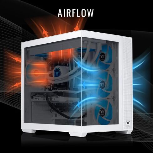 Thermaltake LCGS View u2770S-380 Gaming Desktop (Intel® Core™ Ultra 7 270K Plus, NVIDIA® GeForce RTX™ 5070, 32GB DDR5 6000MT/s Memory, 1TB NVMe M.2, 850W PSU, WiFi, Windows 11) V38S-B860-570-LCS in Kuwait