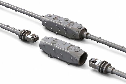 Starlink Cable Coupler for Starlink Gen 3,IP68 Waterproof Connector,Extension to RJ45 Cable Compatible for Starlink Ethernet Adapter Gen 3/Mini Dish and Router,Supports Cat7-2PCS in Kuwait