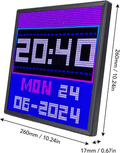 Pixel LED Panel Display for wall Mount, Digital Photo Frame with in Kuwait
