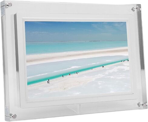 Digital Picture Frame, 10.1 Inch with Auto Rotate for in Kuwait