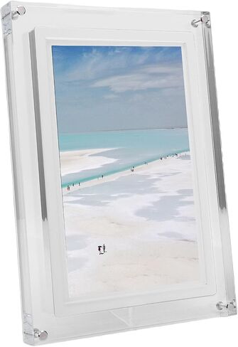 Digital Picture Frame, 10.1 Inch with Auto Rotate for in Kuwait