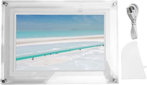 Digital Picture Frame, 10.1 Inch with Auto Rotate for in Kuwait